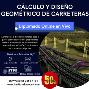 Diplomado en Cálculo y Diseño Geométrico de Carreteras