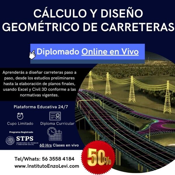 Diplomado en Cálculo y Diseño Geométrico de Carreteras